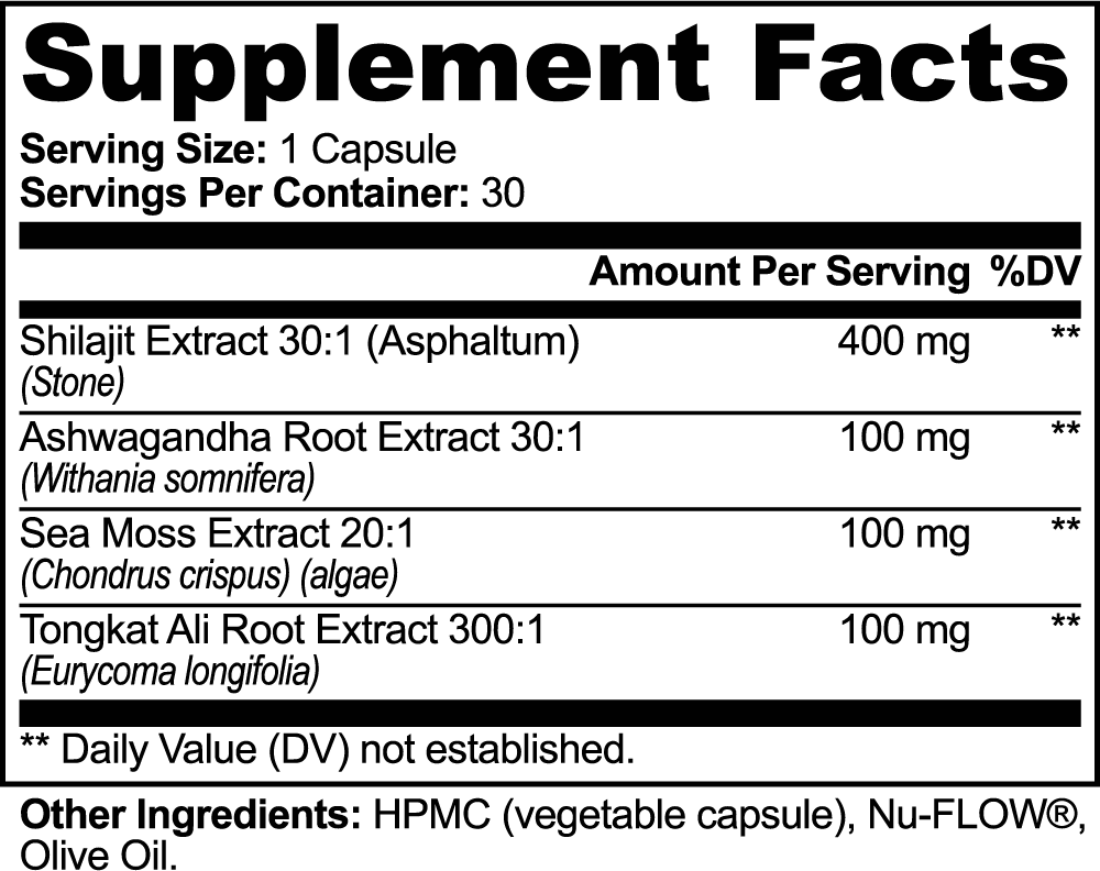 Shilajit Adaptogen Complex — product view 4 | MarsOne