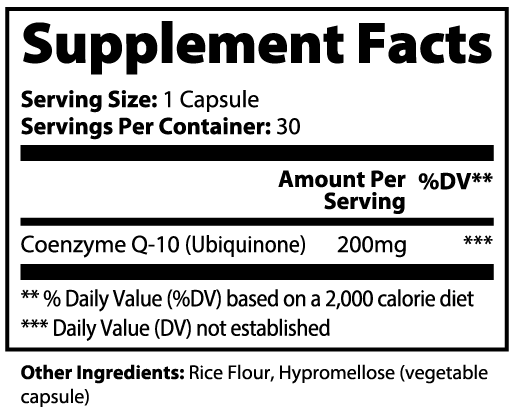 Coq10 Ubiquinone — product view 4 | MarsOne