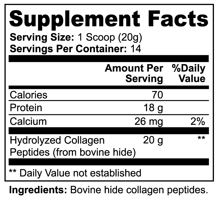 Grass Fed Hydrolyzed Collagen Peptides — product view 5 | MarsOne